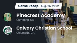 Recap: Pinecrest Academy  vs. Calvary Christian School 2022