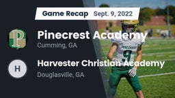 Recap: Pinecrest Academy  vs. Harvester Christian Academy  2022