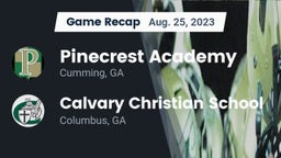 Recap: Pinecrest Academy  vs. Calvary Christian School 2023