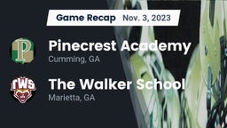 Recap: Pinecrest Academy  vs. The Walker School 2023