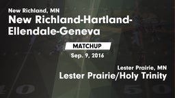 Matchup: New Richland-Hartlan vs. Lester Prairie/Holy Trinity  2016