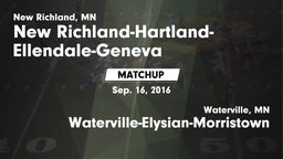 Matchup: New Richland-Hartlan vs. Waterville-Elysian-Morristown  2016