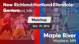 Matchup: New Richland-Hartlan vs. Maple River  2016