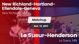 Matchup: New Richland-Hartlan vs. Le Sueur-Henderson  2017