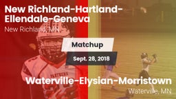 Matchup: New Richland-Hartlan vs. Waterville-Elysian-Morristown  2018
