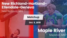 Matchup: New Richland-Hartlan vs. Maple River  2018