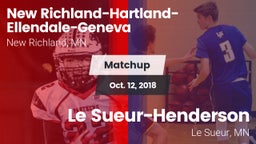 Matchup: New Richland-Hartlan vs. Le Sueur-Henderson  2018