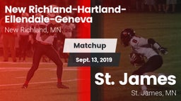 Matchup: New Richland vs. St. James  2019