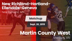 Matchup: New Richland vs. Martin County West  2019
