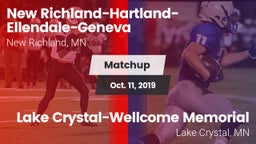 Matchup: New Richland vs. Lake Crystal-Wellcome Memorial  2019