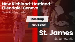 Matchup: New Richland vs. St. James  2020