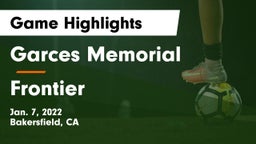 Garces Memorial  vs Frontier  Game Highlights - Jan. 7, 2022