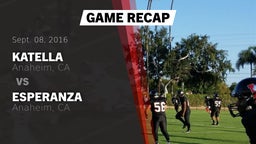 Recap: Katella  vs. Esperanza  2016