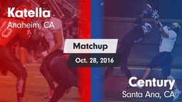 Matchup: Katella vs. Century  2016