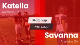 Matchup: Katella vs. Savanna  2017