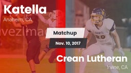 Matchup: Katella vs. Crean Lutheran  2017