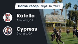 Recap: Katella  vs. Cypress  2021