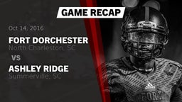 Recap: Fort Dorchester  vs. Ashley Ridge  2016
