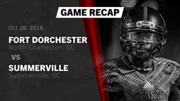 Recap: Fort Dorchester  vs. Summerville  2016