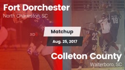 Matchup: Fort Dorchester vs. Colleton County  2017