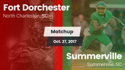 Matchup: Fort Dorchester vs. Summerville  2017