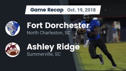 Recap: Fort Dorchester  vs. Ashley Ridge  2018
