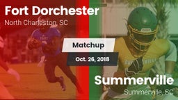 Matchup: Fort Dorchester vs. Summerville  2018