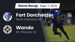 Recap: Fort Dorchester  vs. Wando  2018