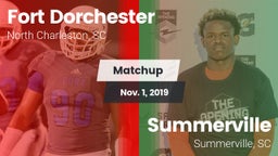 Matchup: Fort Dorchester vs. Summerville  2019