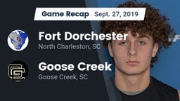 Recap: Fort Dorchester  vs. Goose Creek  2019