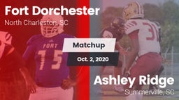 Matchup: Fort Dorchester vs. Ashley Ridge  2020