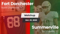 Matchup: Fort Dorchester vs. Summerville  2020