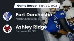 Recap: Fort Dorchester  vs. Ashley Ridge  2022