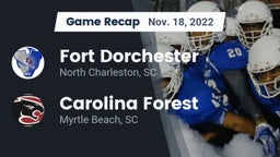 Recap: Fort Dorchester  vs. Carolina Forest  2022