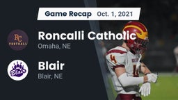 Recap: Roncalli Catholic  vs. Blair  2021