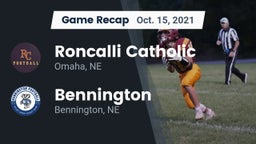 Recap: Roncalli Catholic  vs. Bennington  2021