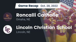 Recap: Roncalli Catholic  vs. Lincoln Christian School 2022