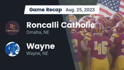 Recap: Roncalli Catholic  vs. Wayne  2023