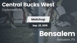 Matchup: Central Bucks West vs. Bensalem  2016