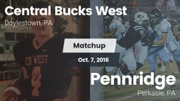 Matchup: Central Bucks West vs. Pennridge  2016