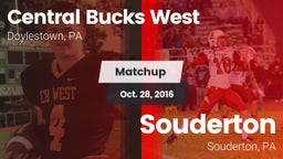 Matchup: Central Bucks West vs. Souderton  2016