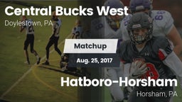 Matchup: Central Bucks West vs. Hatboro-Horsham  2017
