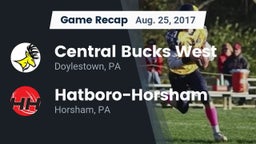Recap: Central Bucks West  vs. Hatboro-Horsham  2017