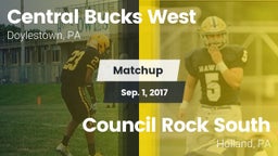 Matchup: Central Bucks West vs. Council Rock South  2017