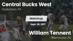 Matchup: Central Bucks West vs. William Tennent  2017