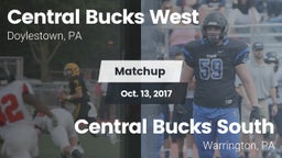 Matchup: Central Bucks West vs. Central Bucks South  2017