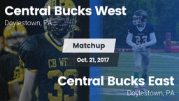 Matchup: Central Bucks West vs. Central Bucks East  2017