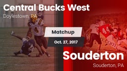 Matchup: Central Bucks West vs. Souderton  2017