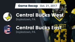 Recap: Central Bucks West  vs. Central Bucks East  2017