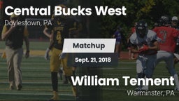 Matchup: Central Bucks West vs. William Tennent  2018